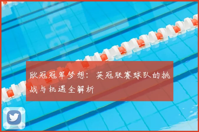 欧冠冠军梦想：英冠联赛球队的挑战与机遇全解析